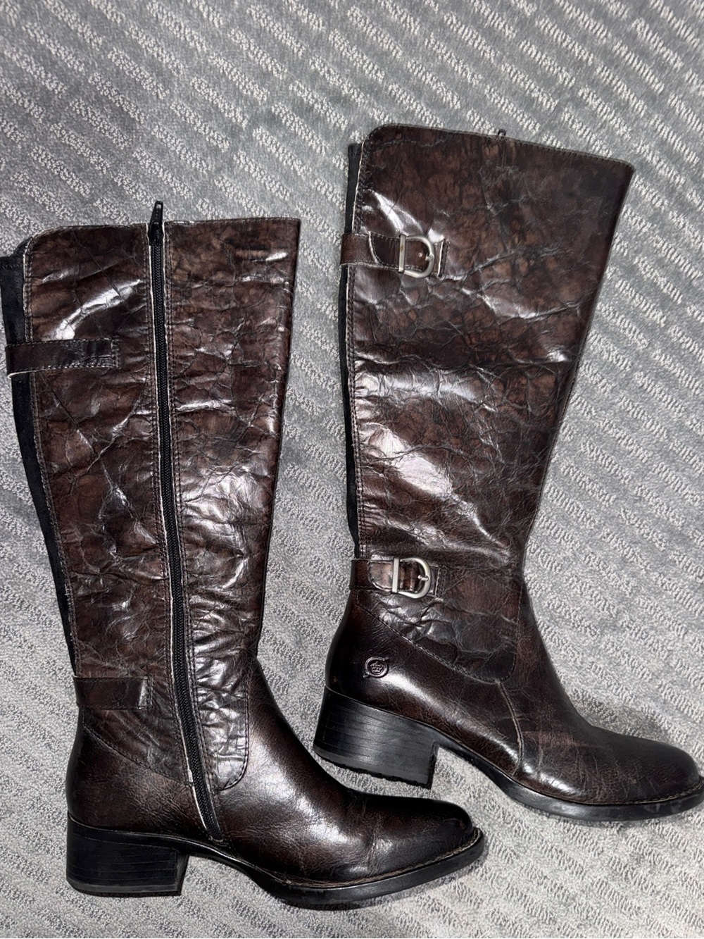Born Brown leather boots